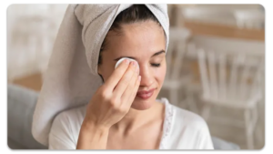 Cleansing your face and eyelashes can promote growth