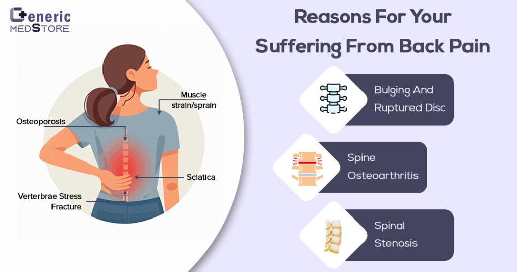 Reasons for your suffering from Back Pain