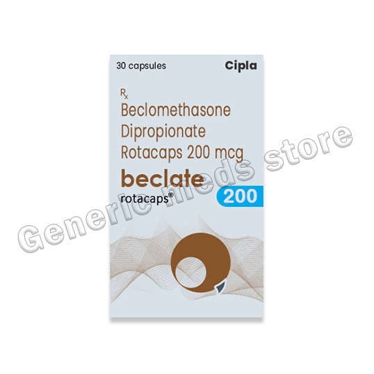 Beclate Rotacaps 200 Mcg